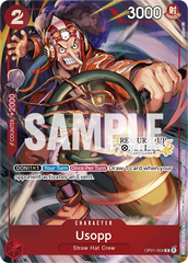 Usopp - OP01-004 - Rare (Treasure Cup Stamp) - Romance Dawn
