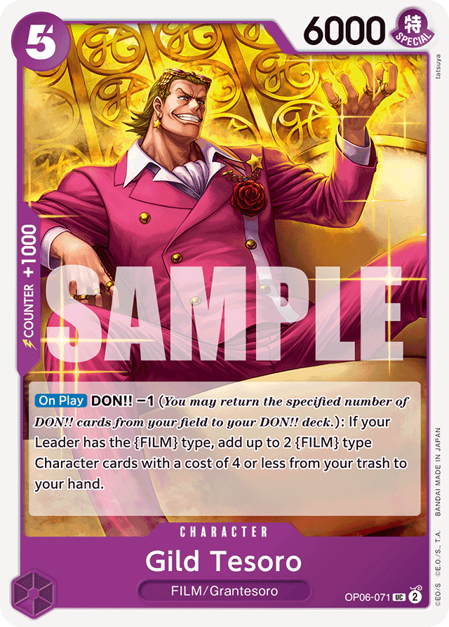 Gild Tesoro - OP06-071 - Uncommon - Wings of the Captain