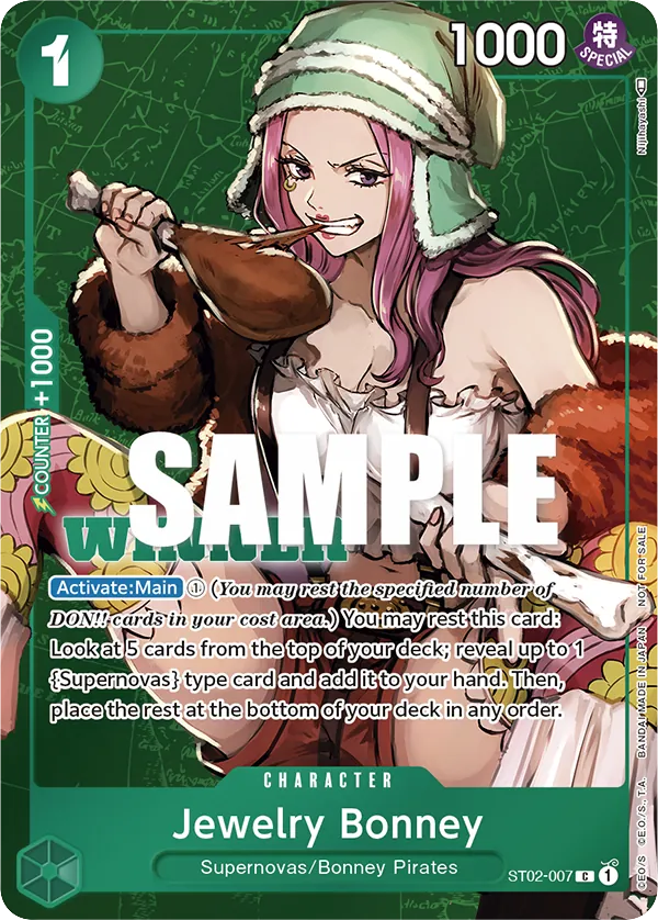 Jewelry Bonney - ST02-007 - Common (Winner Stamp) - Worst Generation