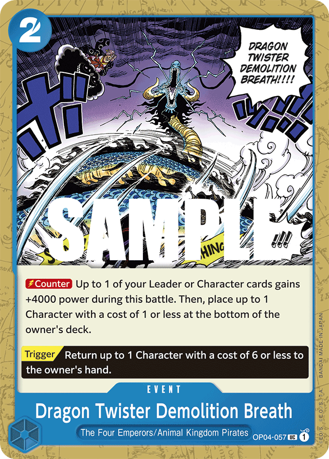 Dragon Twister Demolition Breath - OP04-057 - Uncommon - Kingdoms of Intrigue