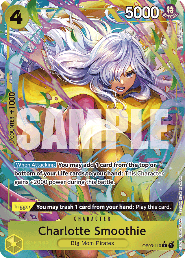 Charlotte Smoothie - OP03-110 - Rare (Premium Alt Art) - Pillars of Strength