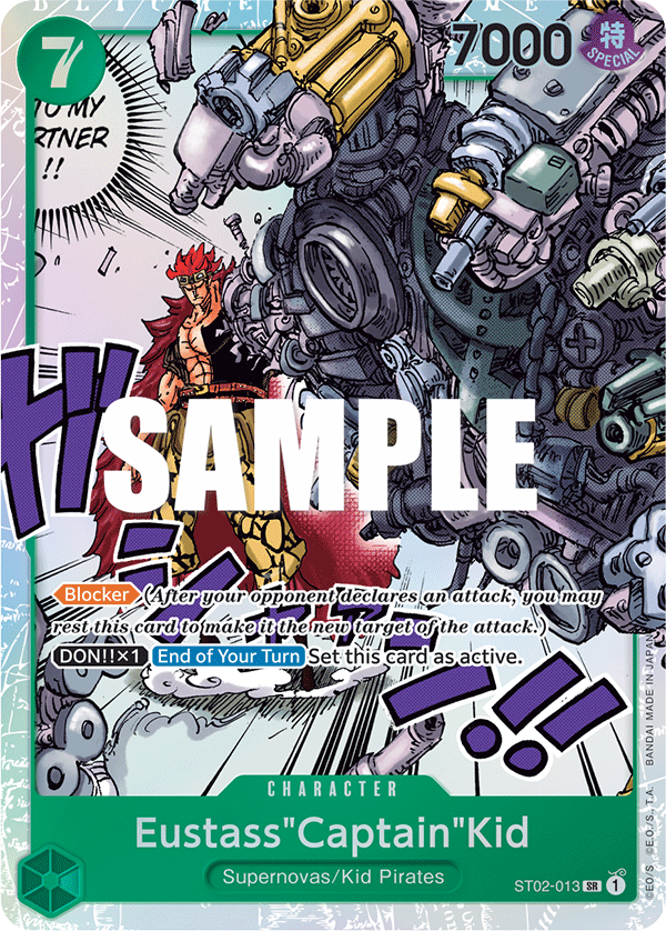 Eustass"Captain"Kid - ST02-013 - Super Rare - Worst Generation