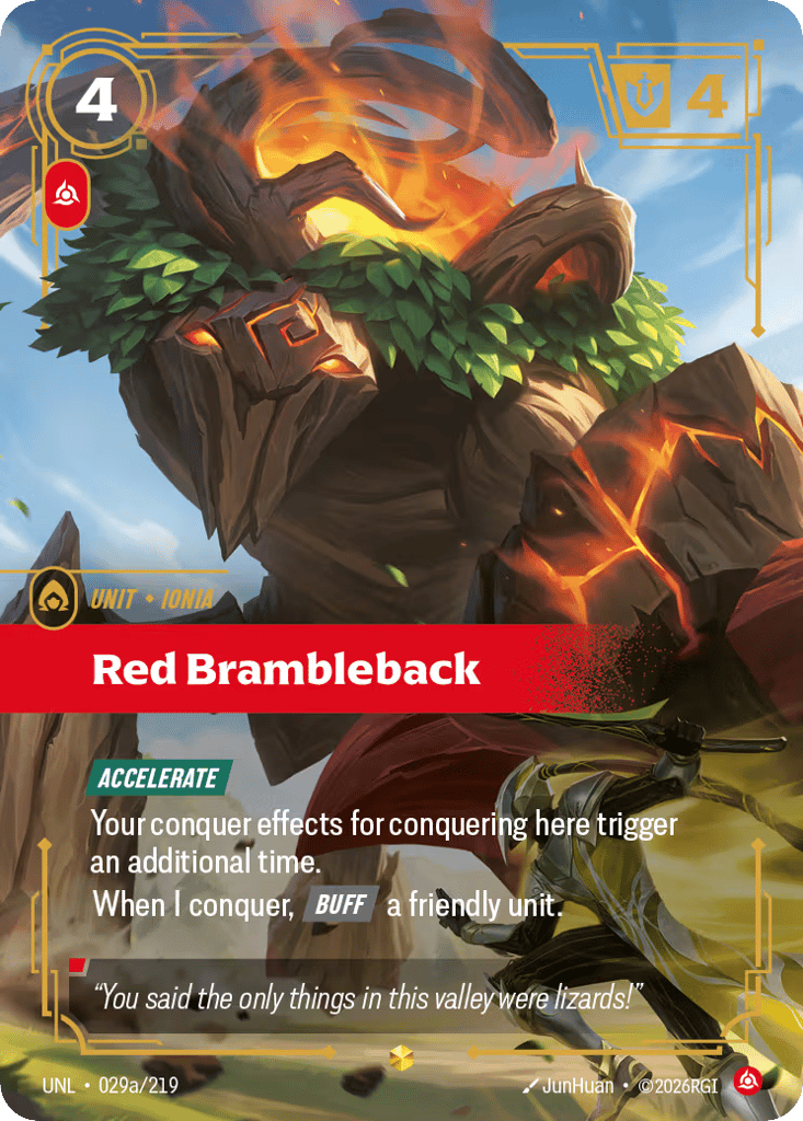 Red Brambleback - 029a/219 - Showcase - Unleashed
