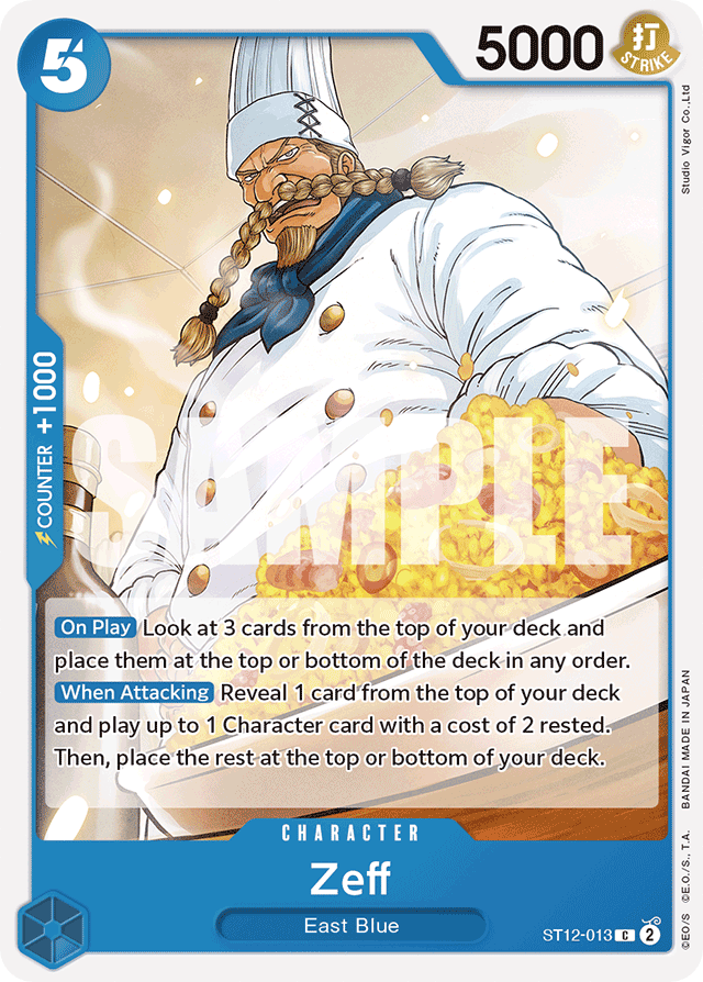 Zeff - ST12-013 - Common - Zoro and Sanji