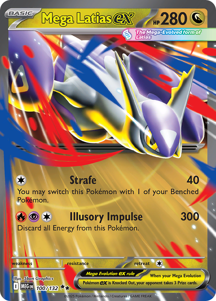 Mega Latias ex - 100/132 - Mega Evolution