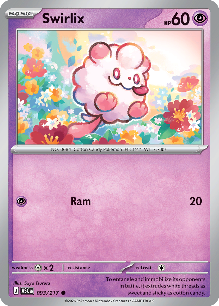 Swirlix - 093/217 - Ascended Heroes