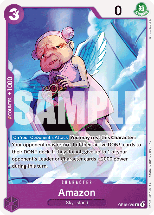Amazon - OP15-059 - Common - Adventure on Kami's Island