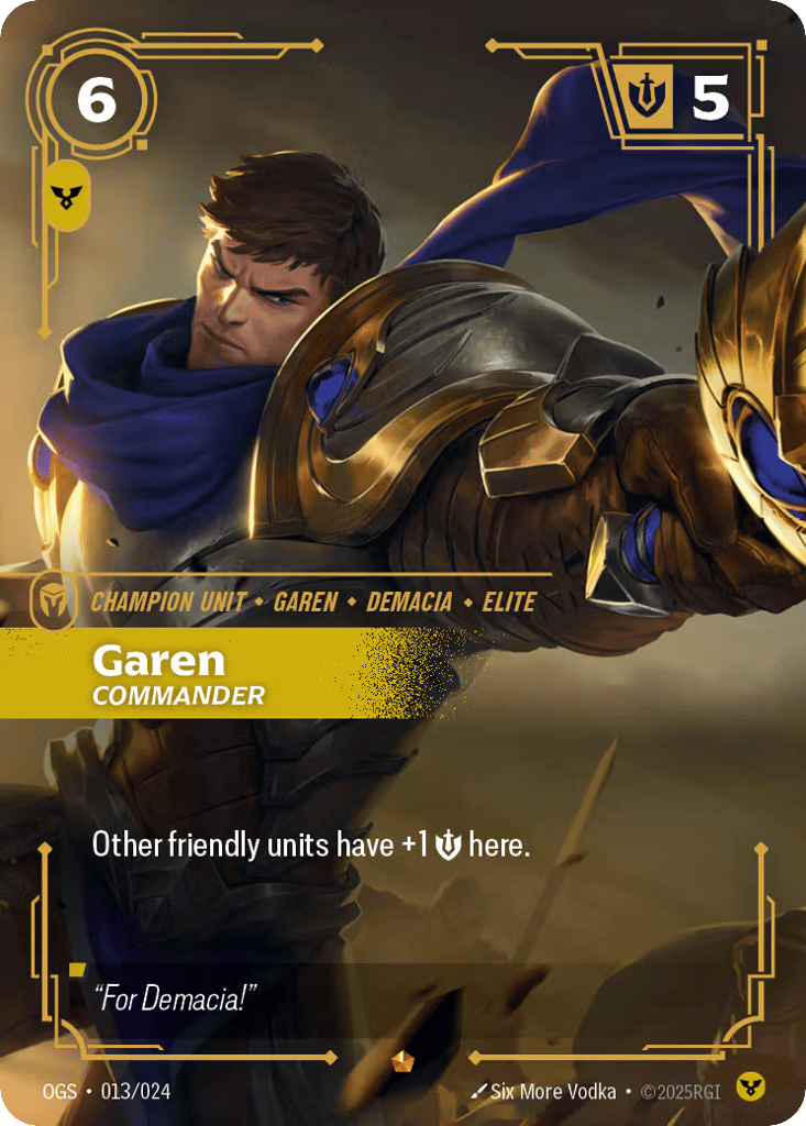 Garen, Commander - 013/024 - Epic - Proving Grounds