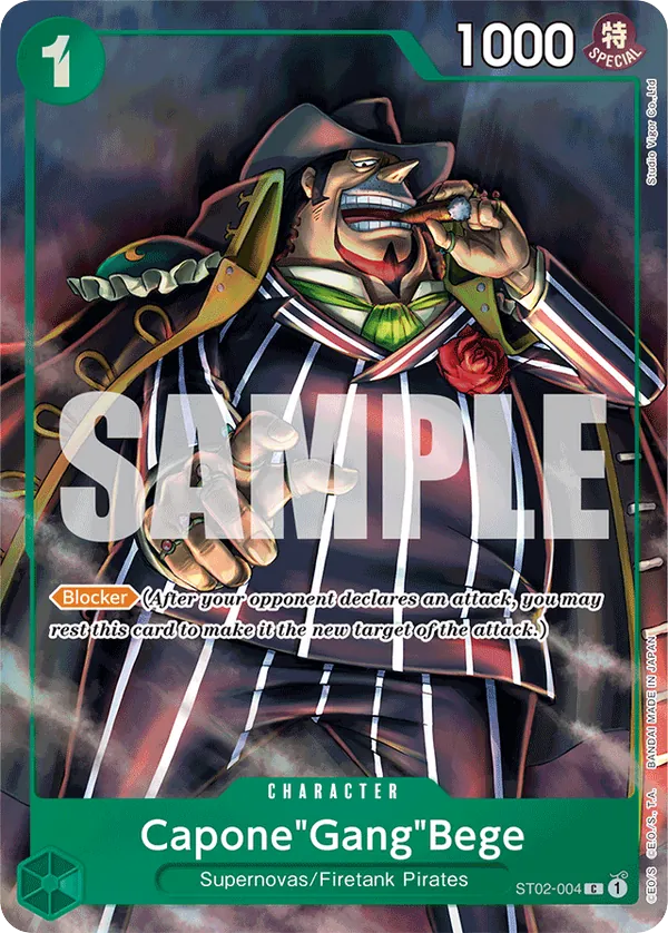 Capone"Gang"Bege - ST02-004 - Common (Best Selection Vol2Alt Art) - Worst Generation