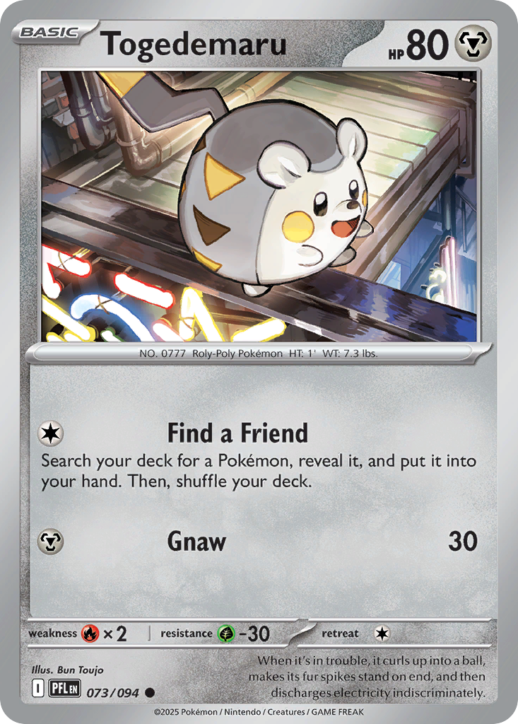 Togedemaru - 73/94 - Phantasmal Flames