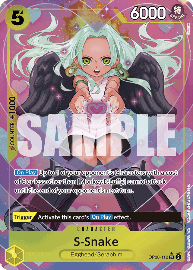 S-Snake - OP08-112 - Super Rare (Alternate Art) - Two Legends
