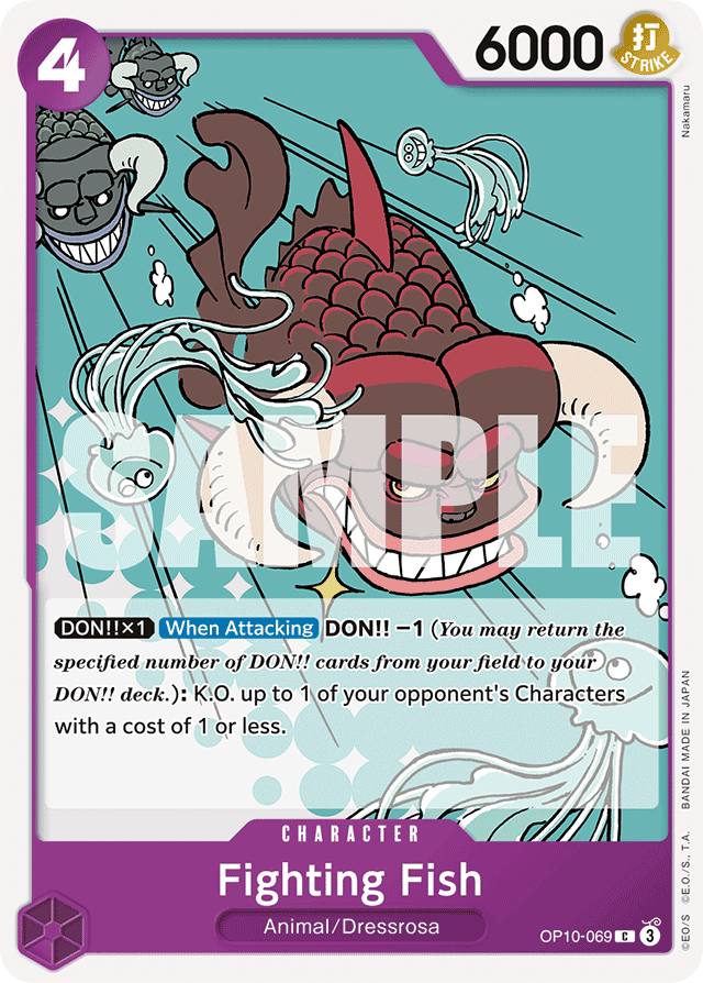 Fighting Fish - OP10-069 - Common - Royal Blood