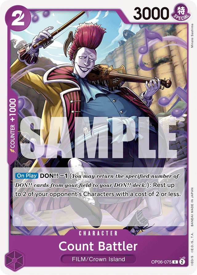 Count Battler - OP06-075 - Common - Wings of the Captain