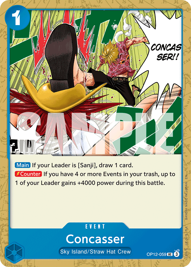 Concasser - OP12-059 - Uncommon - Legacy of the Master