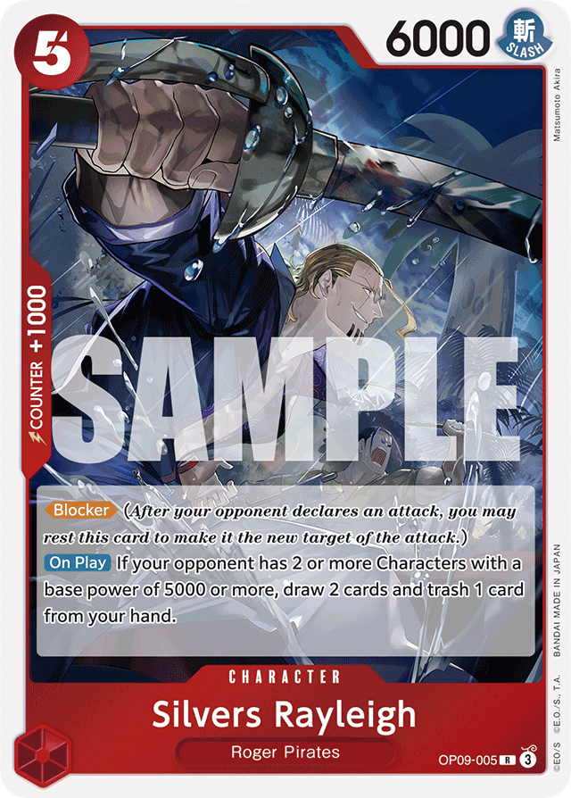 Silvers Rayleigh - OP09-005 - Rare - Emperors In The New World