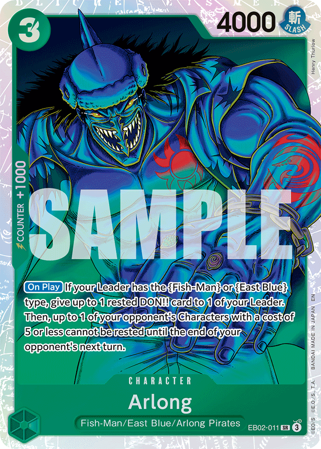 Arlong - EB02-011 - Super Rare - Anime 25th Collection