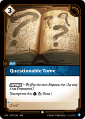 Questionable Tome - 054/166 - Common - Vendetta
