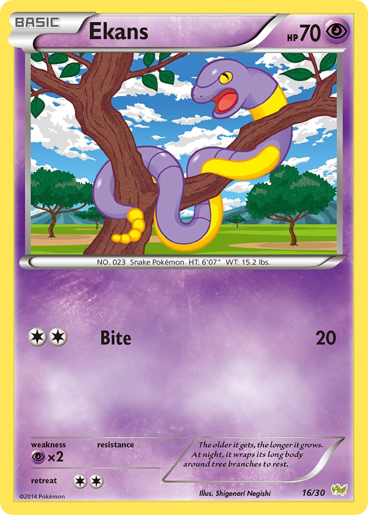 Ekans - 16/30 - XY Trainer Kit Noivern