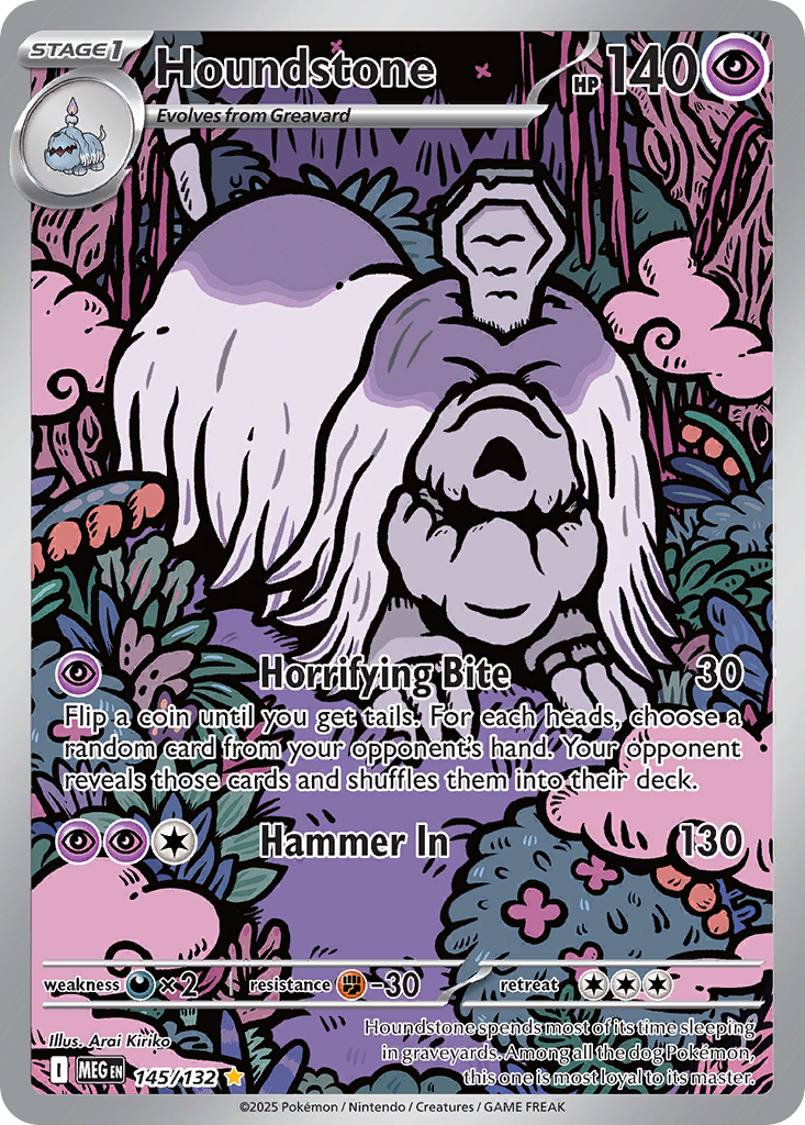 Houndstone - 145/132 - Mega Evolution