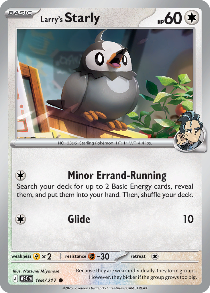 Larry's Starly - 168/217 - Ascended Heroes