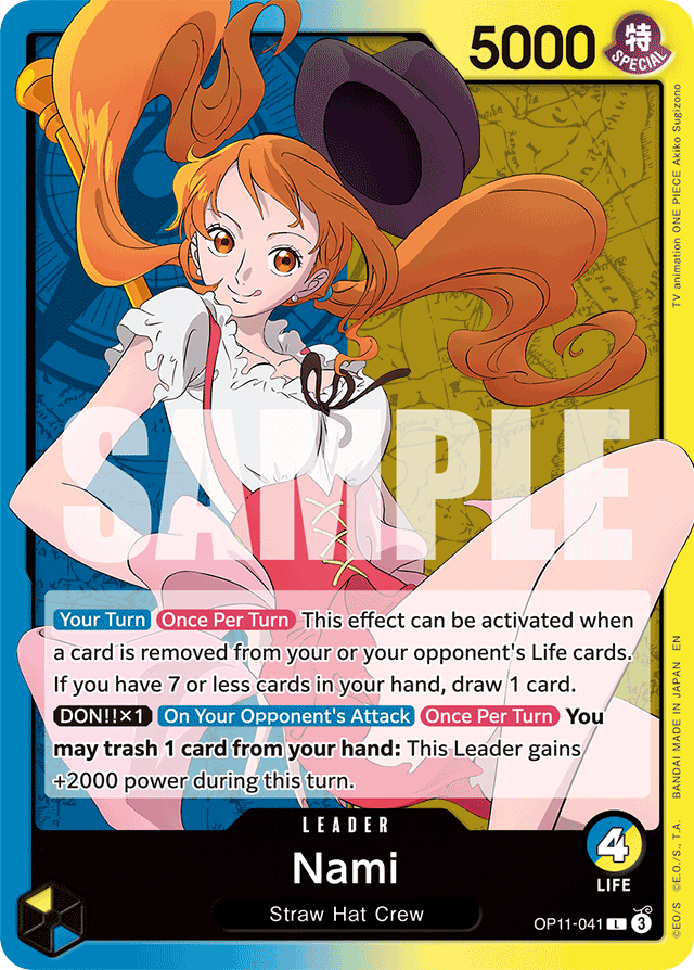 Nami - OP11-041 - Leader - A Fist Of Divine Speed