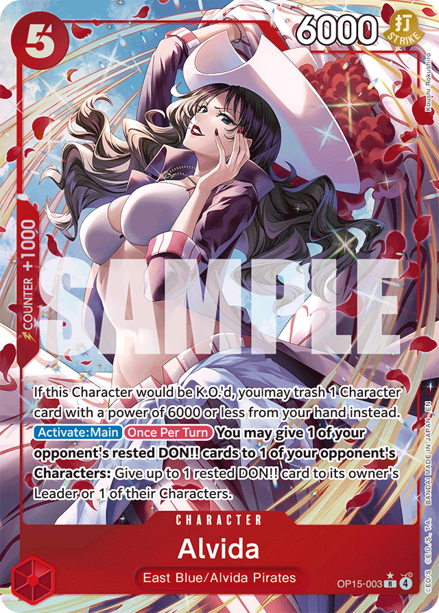Alvida - OP15-003 - Rare (Alternate Art) - Adventure on Kami's Island