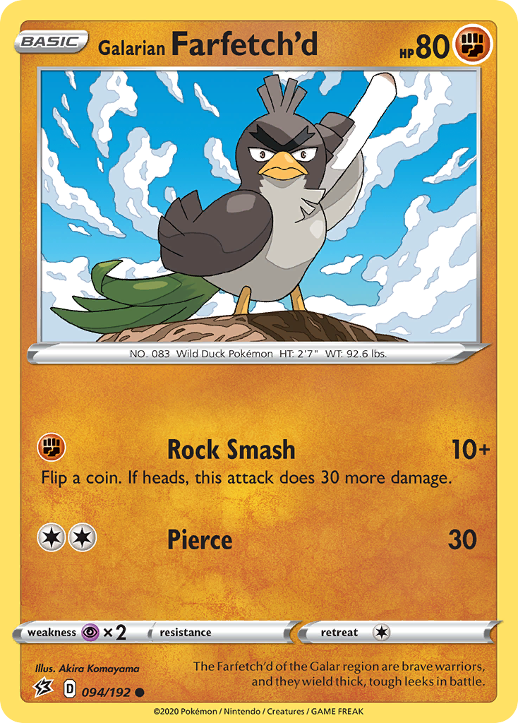 Galarian Farfetch'd - 094/192 - Rebel Clash