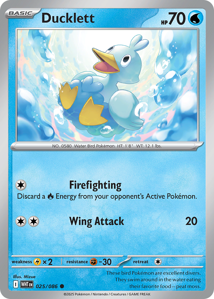 Ducklett - 25/86 - White Flare