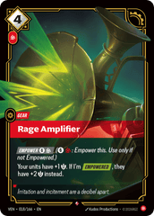 Rage Amplifier - 018/166 - Rare - Vendetta