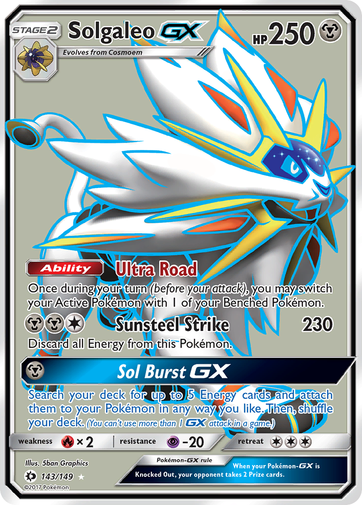 Solgaleo-GX - 143/149 - Sun & Moon
