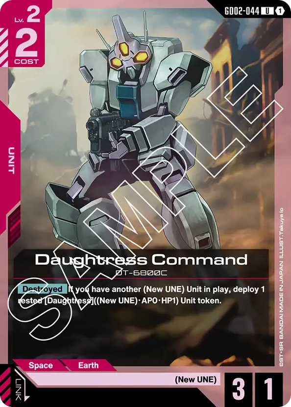 Daughtress Command - GD02-044 - Uncommon - Dual Impact