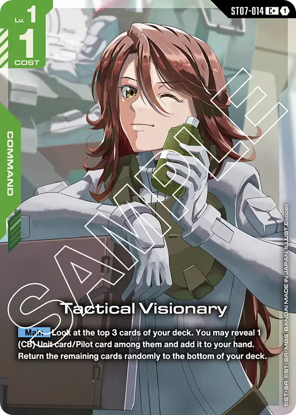 Tactical Visionary - ST07-014 - Common (Alternate Art) - Celestial Drive