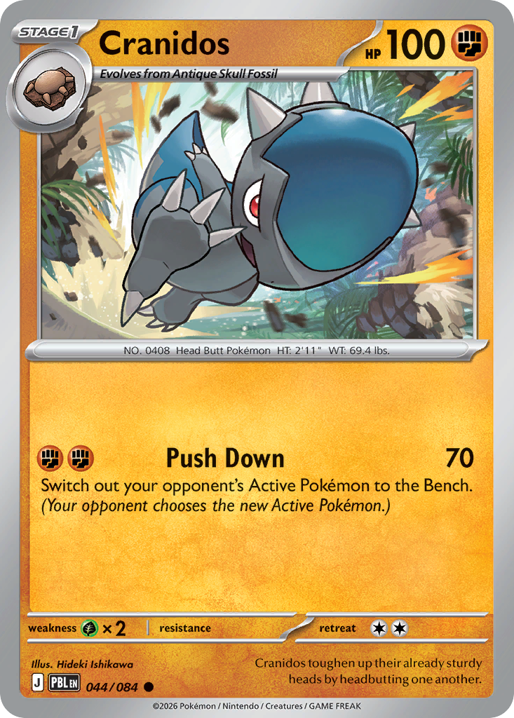 Cranidos - 44/84 - Pitch Black