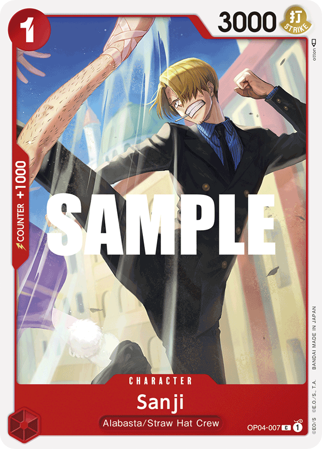 Sanji - OP04-007 - Common - Kingdoms of Intrigue