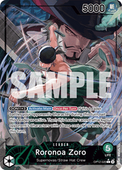 Roronoa Zoro - OP12-020 - Leader (Alternate Art) - Legacy of the Master