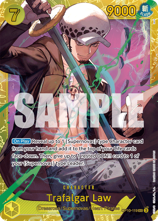 Trafalgar Law - OP10-119 - Secret Rare - Royal Blood