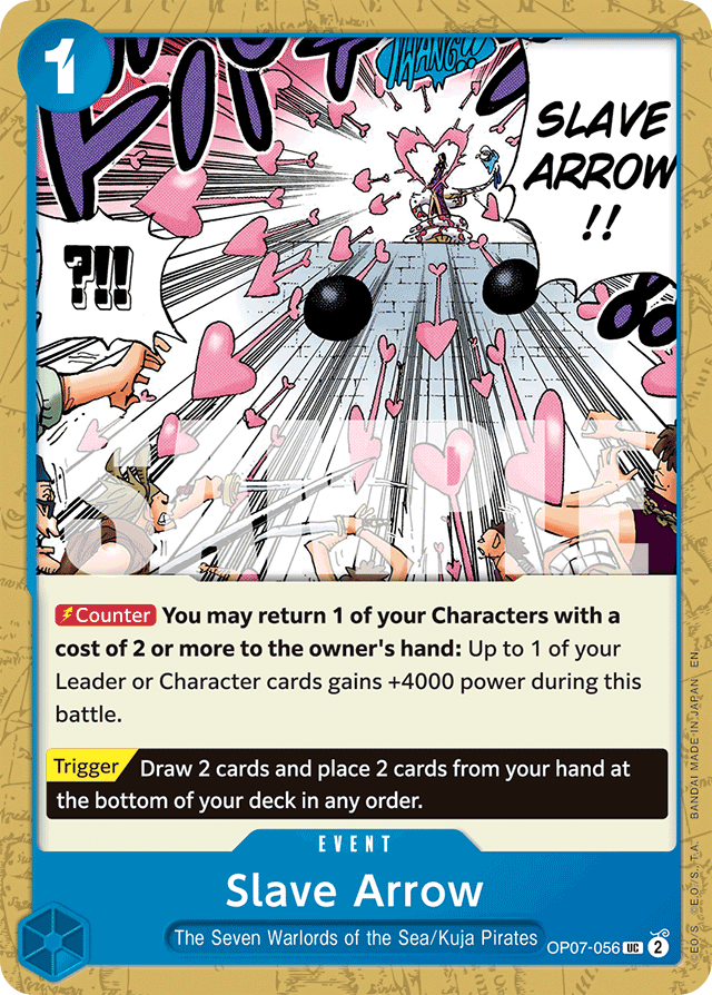 Slave Arrow - OP07-056 - Uncommon (Reprint) - 500 Years In The Future