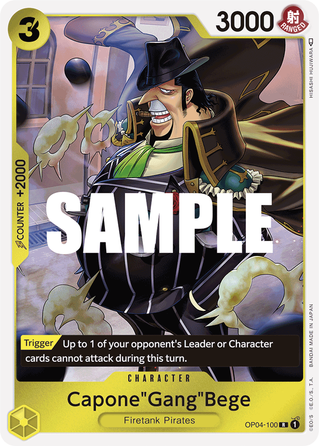 Capone"Gang"Bege - OP04-100 - Rare - Kingdoms of Intrigue