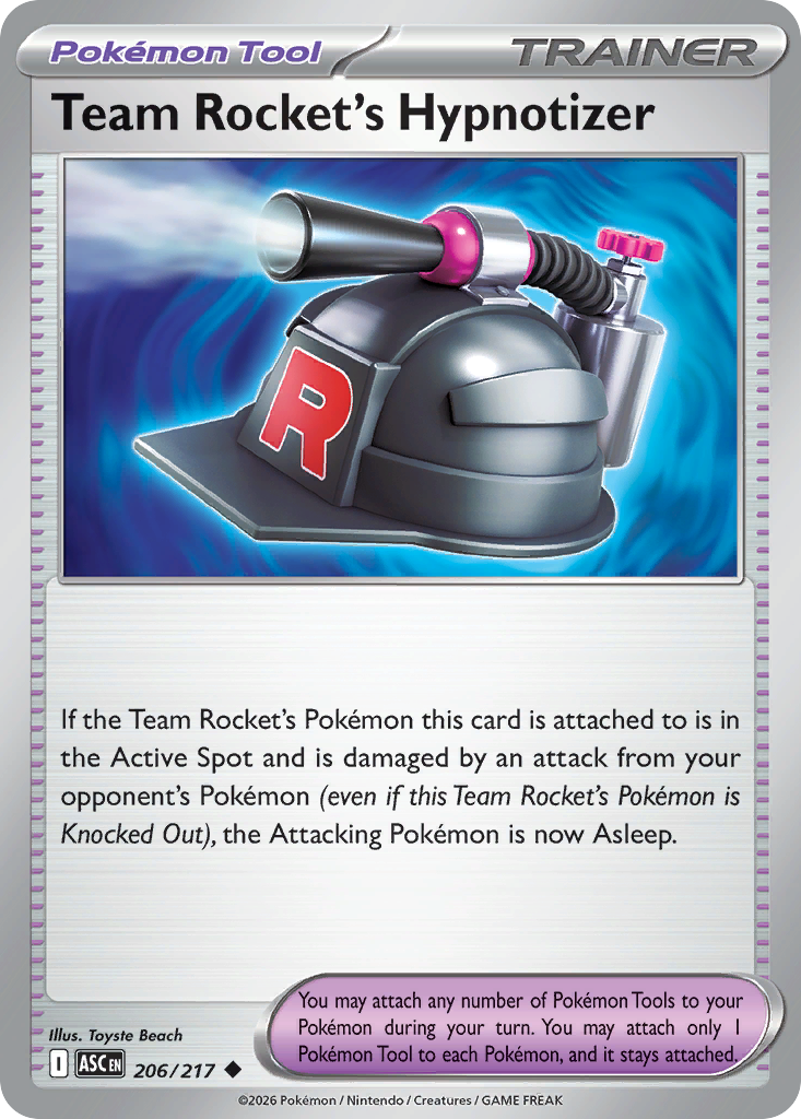 Team Rocket's Hypnotizer - 206/217 - Ascended Heroes