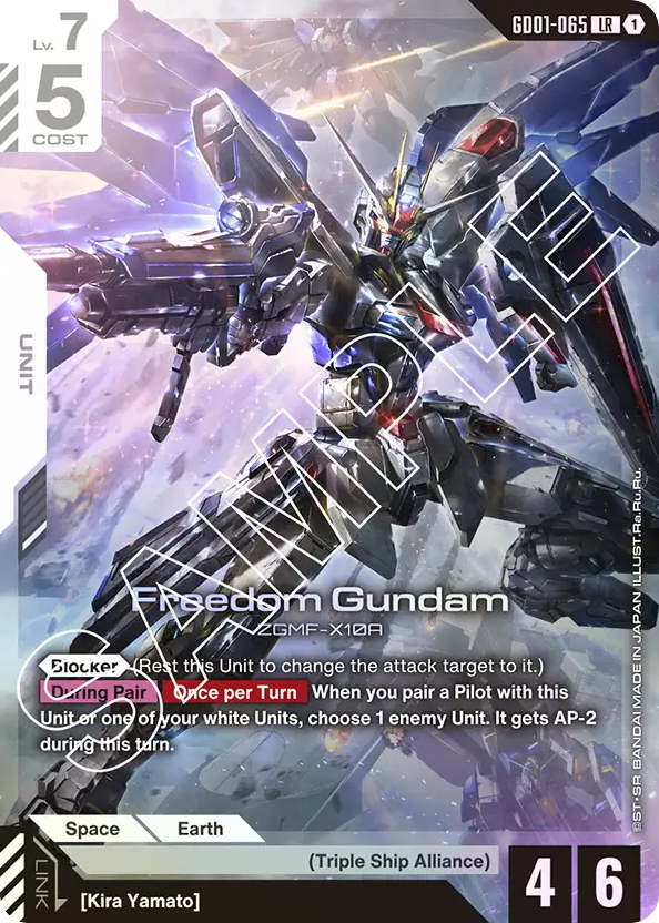 Freedom Gundam - GD01-065 - Legend Rare - Newtype Rising