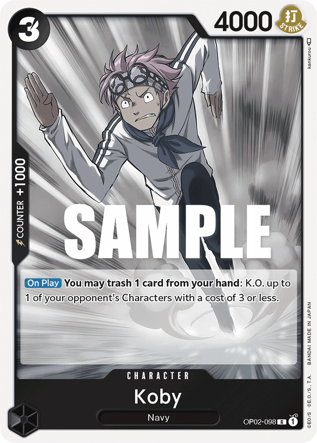 Koby - OP02-098 - Rare - Paramount War