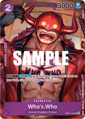 Who's.Who - OP01-109 - Uncommon (Alternate Art) - Romance Dawn