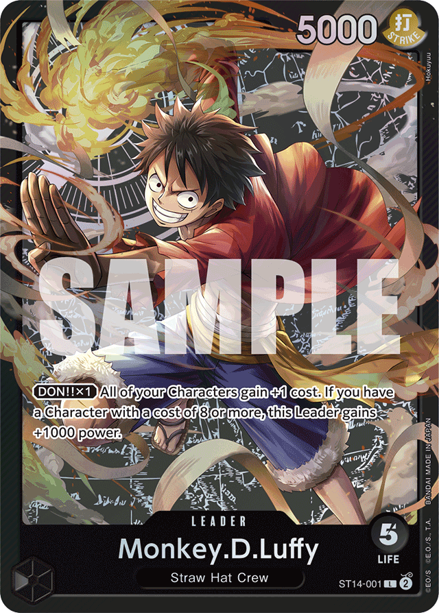 Monkey.D.Luffy - ST14-001 - Leader - 3D2Y