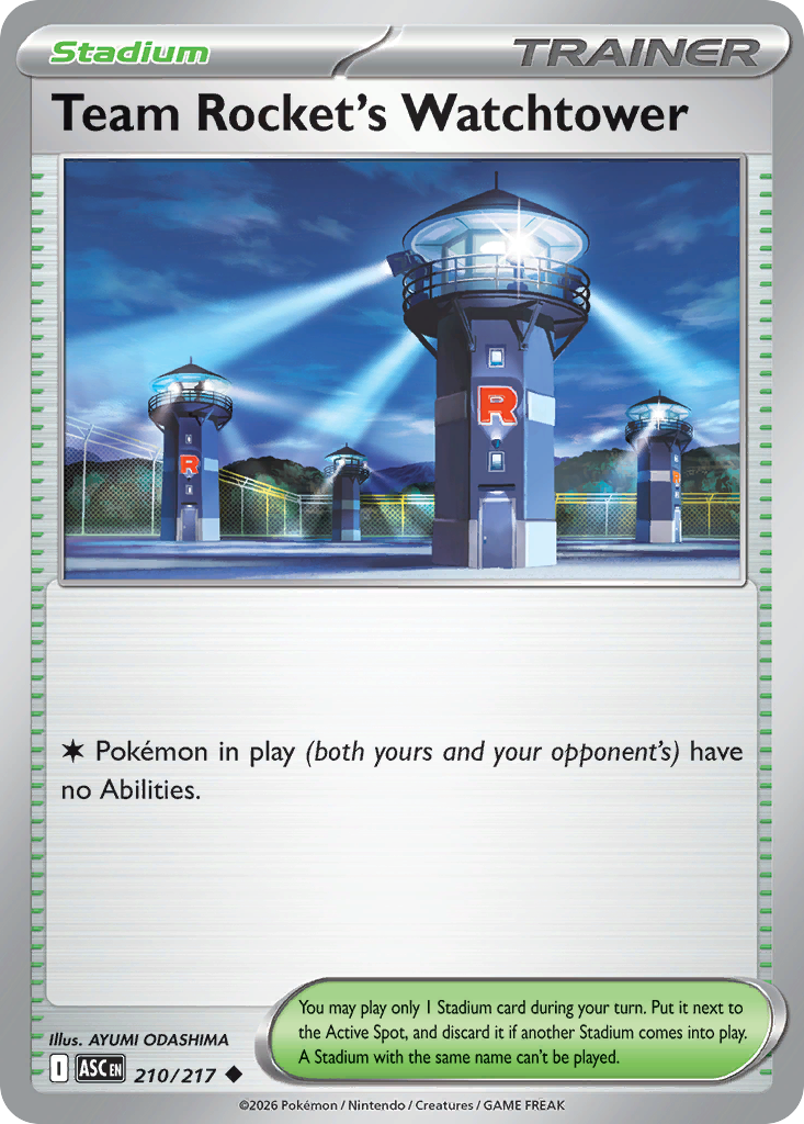 Team Rocket's Watchtower - 210/217 - Ascended Heroes