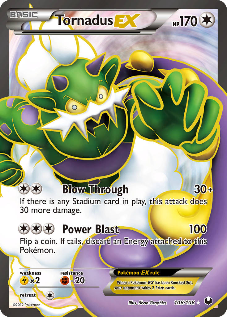 Tornadus-EX - 108/108 - Dark Explorers