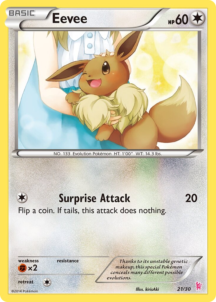 Eevee - 21/30 - XY Trainer Kit Sylveon
