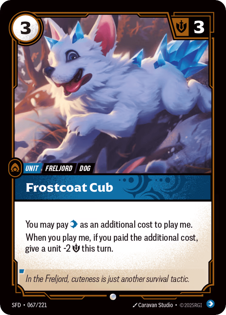 Frostcoat Cub - 067/221 - Common - Spiritforged