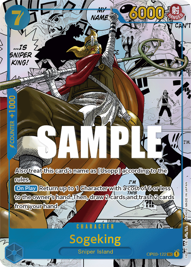 Sogeking - OP03-122 - Secret Rare (Manga Alt Art) - Pillars of Strength