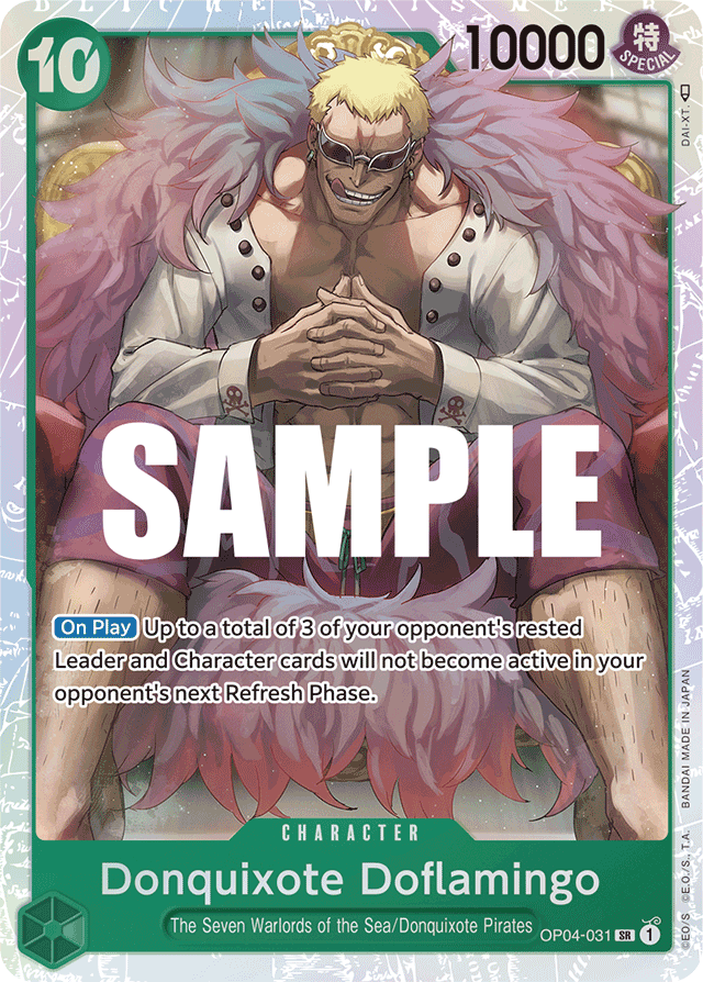 Donquixote Doflamingo - OP04-031 - Super Rare - Kingdoms of Intrigue