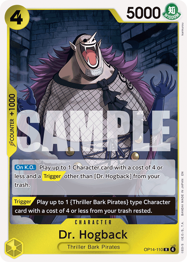 Dr. Hogback - OP14-110 - Rare - The Azure Sea's Seven